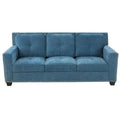 Modern Linen Fabric Sofa with Solid Wood Frame