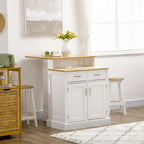 Credenza a buffet con contenitore, mobile credenza da cucina con piano in legno a 2 livelli, ripiani regolabili e cassetti