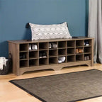 Panca porta scarpe a 24 scomparti - 39,4P x 152,4L x 51,4A