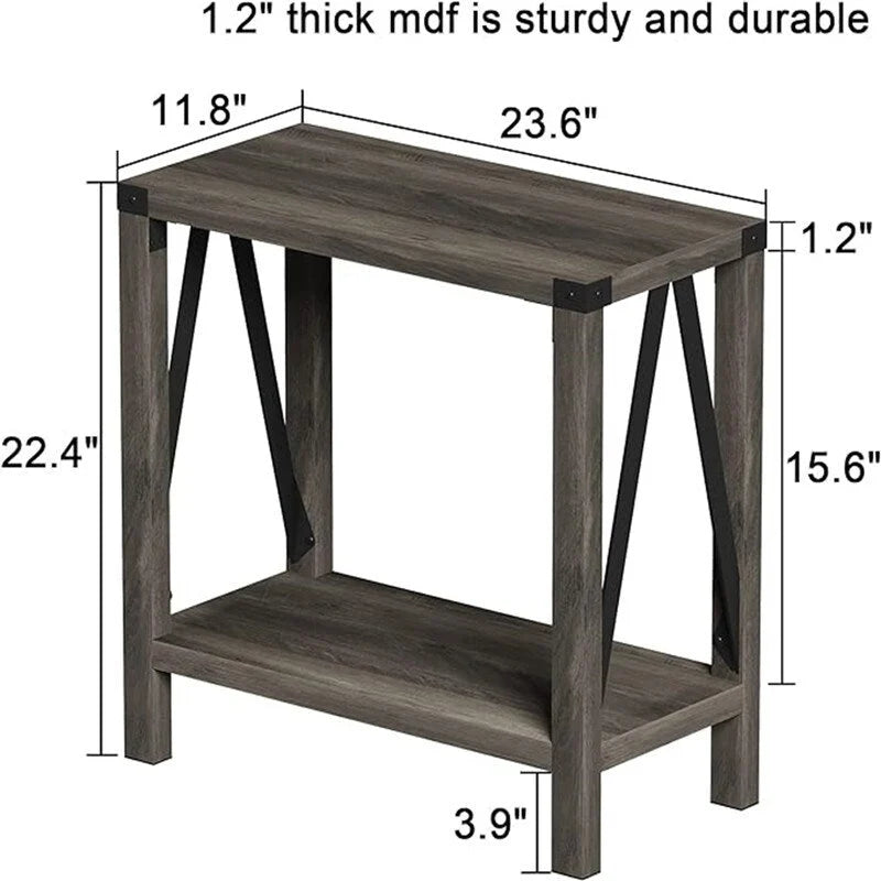 Console Table for Entryway 47 - 11.81D x 23.62W x 22.44H